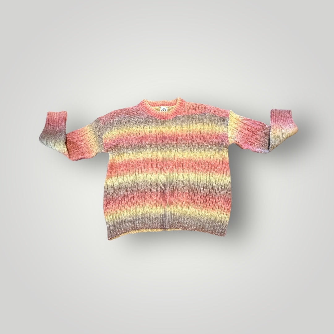 Rain & Rose Striped Sweater Size Medium